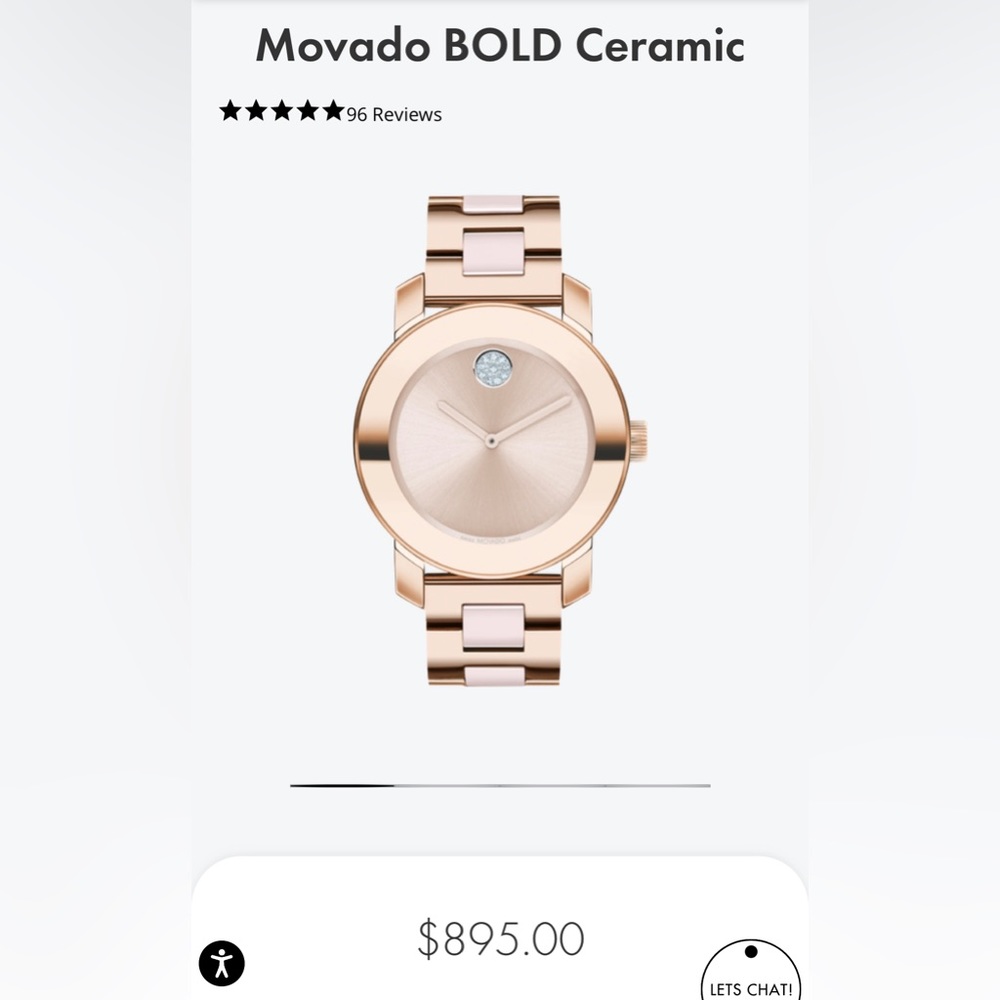 Movado Bold watch 36mm Quartz
